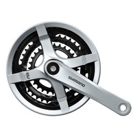 Shimano FC-TY 501 Tourney Kurbelgarnitur, 48/38/28, 170 Mm, 4-Kant, 6/7/8-Fach,