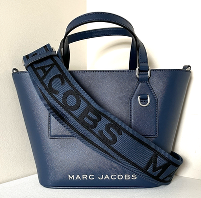 New Marc Jacobs Crossgrain Tote Azure Blue | eBay