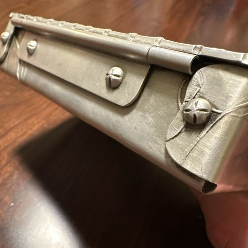 Wendell August Forge Rectangle Aluminum Container Trinket Box Floral 5.25”x3.5” - Picture 11 of 16