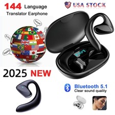 Bluetooth 5.1 144 Language Translator Earbuds Wireless Two Way Translator Device
