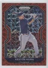 2021 Panini Prizm Tier III Red Velocity Prizm Keston Hiura #202 0ms2
