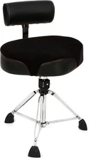 Gibraltar 9808OS-AB Moto Style Oversized Drum Throne with Backrest