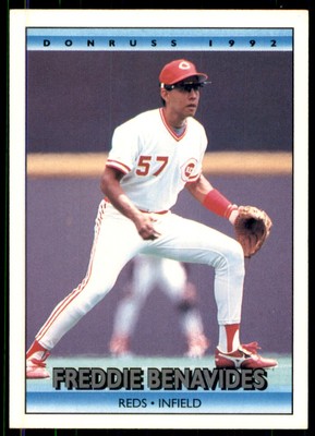 1992 Donruss Freddie Benavides Cincinnati Reds #573