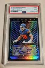 019 Panini Obsidian - Aurora Autographs Roquan Smith #AA-RSM /50 (AU) PSA 9
