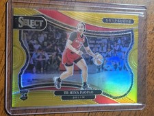 2025 Panini WNBA Select Te-Hina Paopao RC Snapshots True Gold Prizm # 5/10 Dream