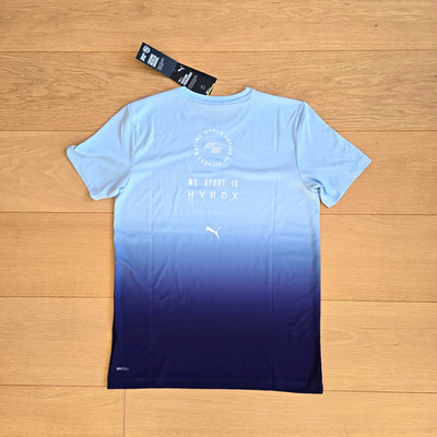 Puma dryCELL x HYROX Herren Moisture Wicking Crew Neck T-Shirt Blau/Navy S