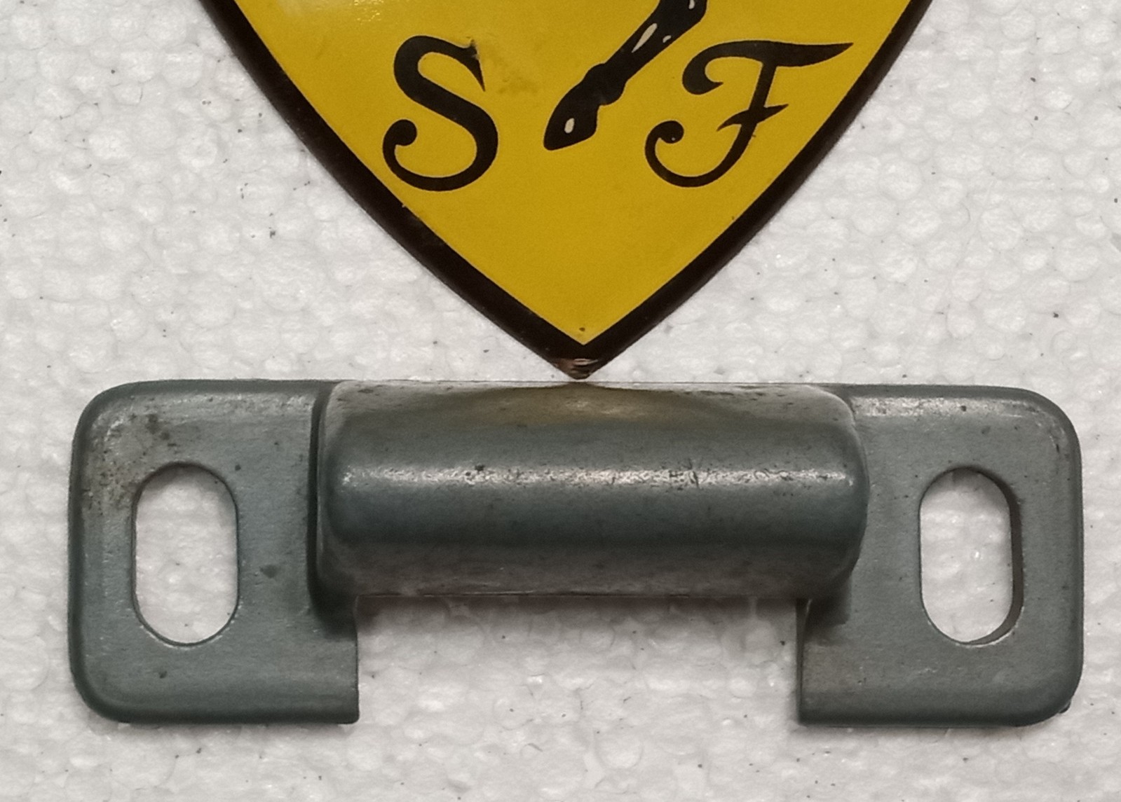 Ferrari 275 GTB/4 Rear Boot Trunk Lid Latch Lock Striker Plate_NEW_GENUINE