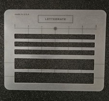 Lettering Envelope Addressing Stencil Template Ruler Guide Lettermate 2 Diecuts
