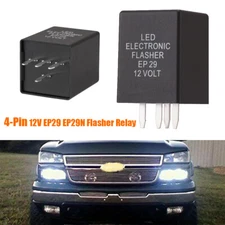 12V EP-29 LED Flasher Relay For Hyper Flash Turn Signal Decoder Load Equalizers