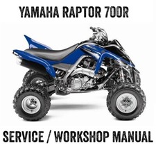 Yamaha YFM700 YFM 700R Raptor ATV Quad Repair Workshop Service Manual PDF File