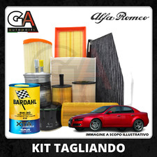 Kit Tagliando Alfa Romeo 159 1.9 JTDM 16V 8V 150 CV Olio Bardahl 5w30