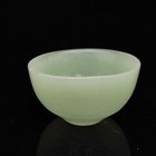 Chinese Handmade Exquisite Green Glass Bowl