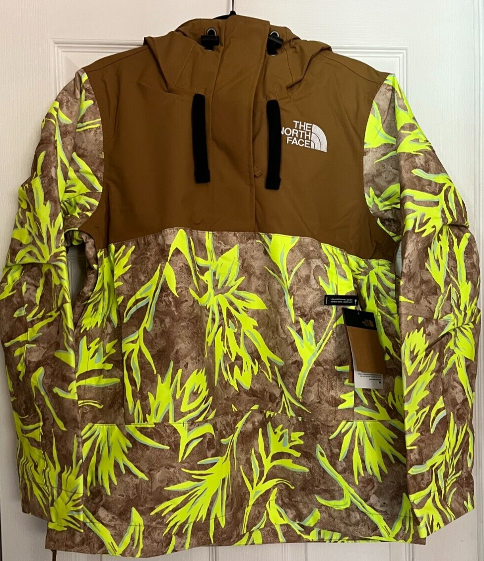 The North Face Tanager Waterproof Anorak Jacket Brown Prairie