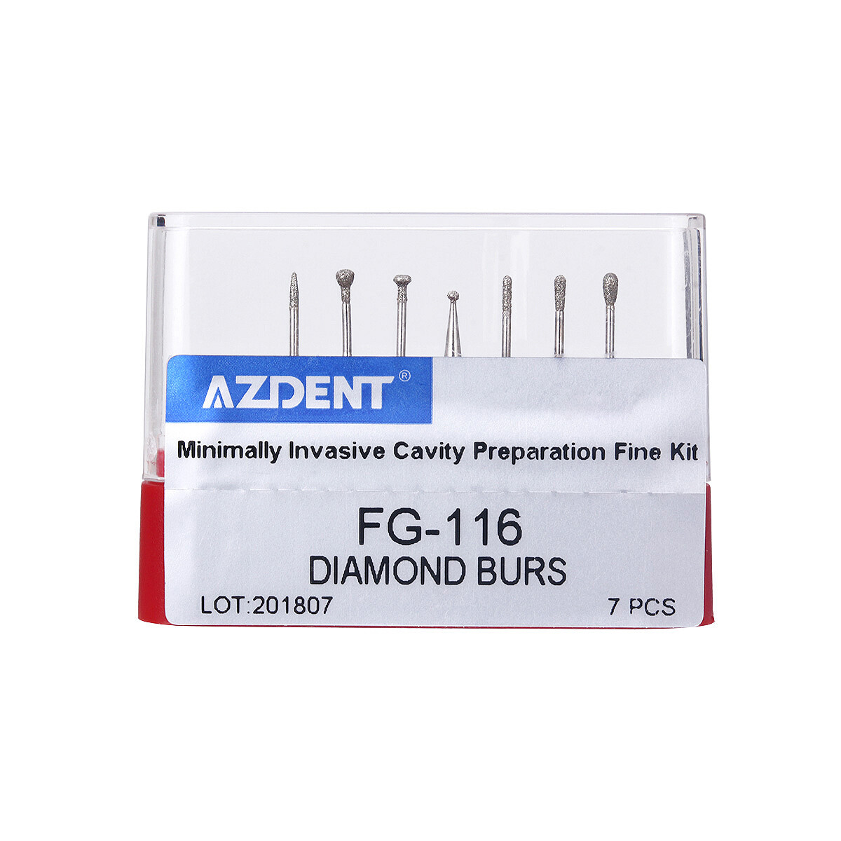 Kit Frese Diamantate Azdent Fg-105 Per Ceramica Kit Frese - Foto 8