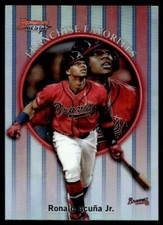 2019 Bowman's Best 1999 Franchise Favorites Ronald Acuña Jr. Atlanta Braves