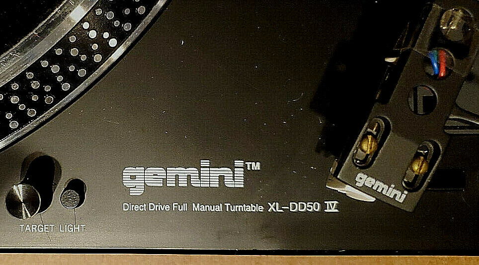 GEMINI XL-DD50 IV DJ Turntable w/Original Stanton 680EL