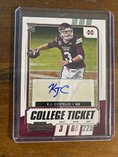 2021 Panini College Ticket K.J. Costello Auto Mississippi State University