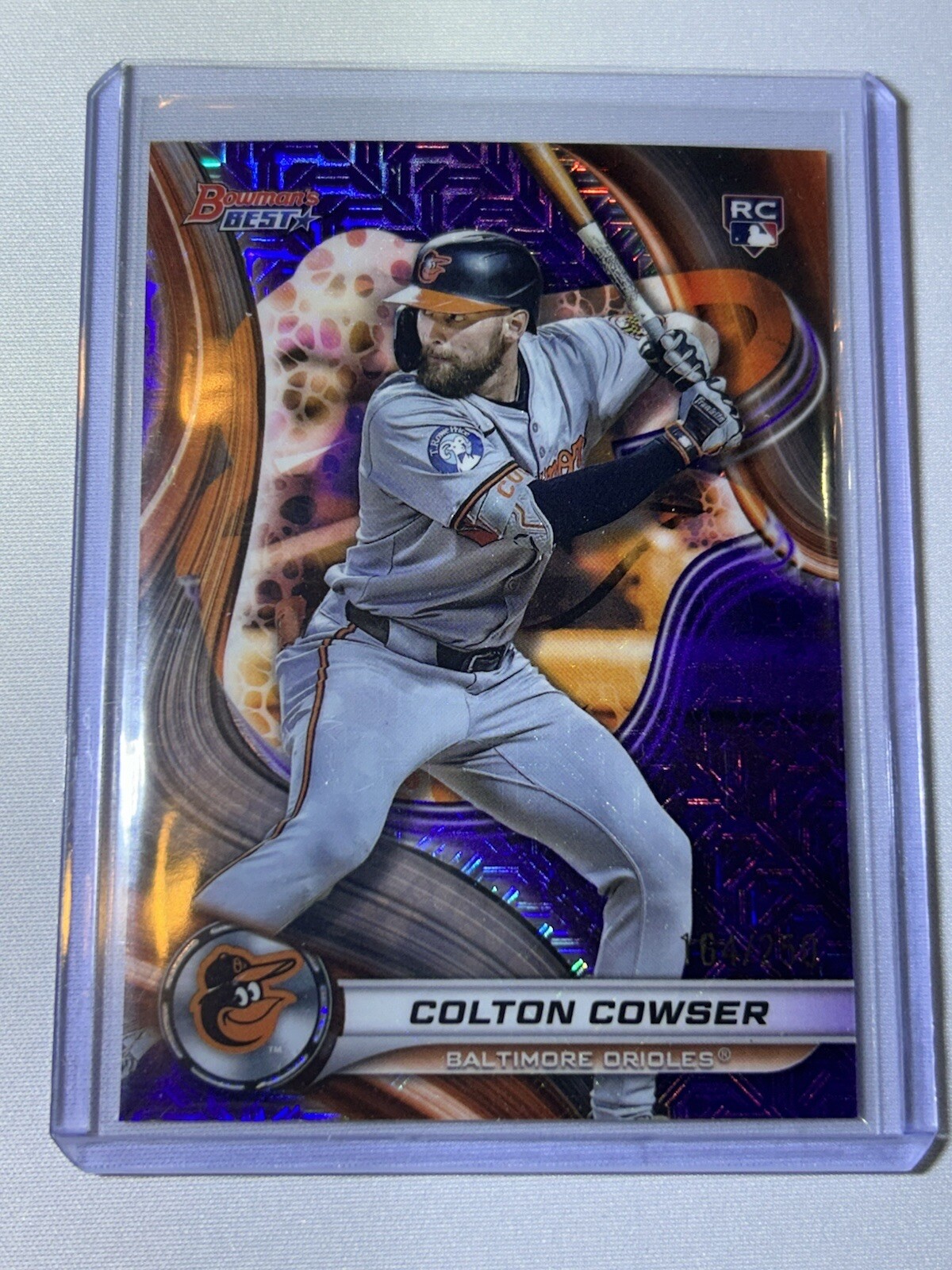 2024 BOWMANS BEST #10 COLTON COWSER PURPLE REFRACTOR /250