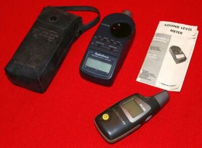 【NOYES】ノイエス Decibel Professional LOT of 2 Sound Level Decibel Realistic Meter Noise Monitoring