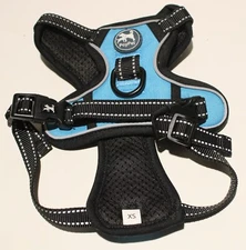 PoyPet Dog Walking Harness Vest EXTRA SMALL Reflective No Pull Control Handle
