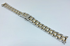 BRACCIALE FASCIA BICOLORE 20MM SOLIDO S/S PER 40MM LONGINES MASTER L2 628