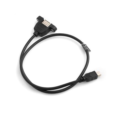 SYSTEM-S USB 2.0 Typ A Panel Mount Kabel Adapterkabel Mini USB Stecker zu USB...
