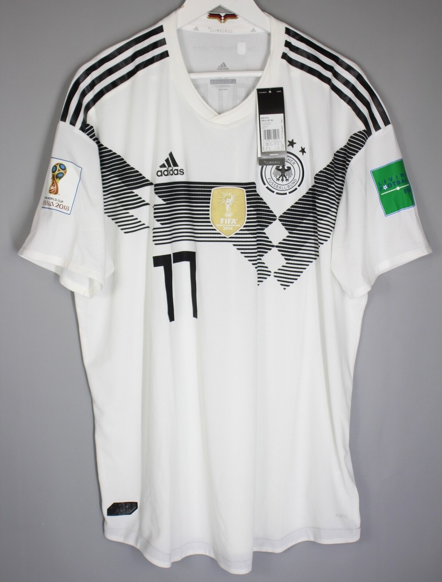 BNWT GERMANY 2018 2019 HOME JERSEY AUTHENTIC ADIDAS PLAYER ISSUE
