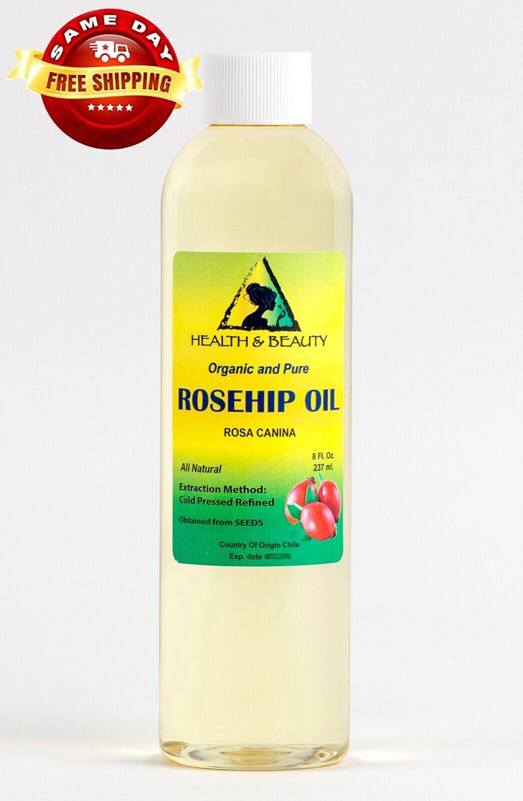 ROSEHIP SEED OIL REFINED ORGANIC CARRIER COLD PRESSED 100% PURE 2 OZ - 7 LB Popularny, 2022