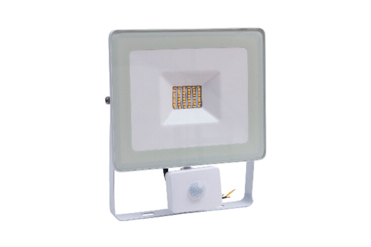 Projecteur LED avec capteur 30W TIGRIS-S 6000K étanche IP44 extérieur noir