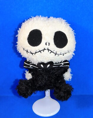 Disney JACK SKELLINGTON Nightmare before Christmas Plüsch schwarz weiß 20cm groß