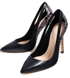 zara snakeskin pumps