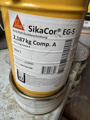 3 Kg Sikacor EG 5 Comp. A und B Restposten (33 /Kg) Basis 1