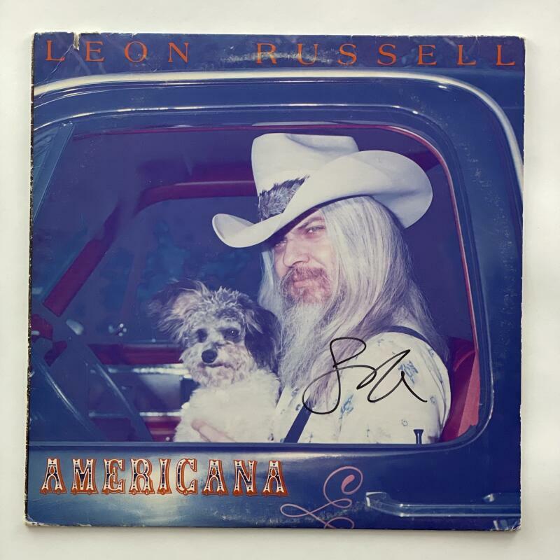 MARK&LONA - Russelno／ラッセルノ LEON RUSSELL SIGNED AUTOGRAPH ALBUM VINYL RECORD AMERICANA