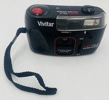 Vintage Vivitar Vista Tele Point  Shoot Film Camera 35  70mm Lenses Panorama