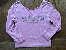 Matilda Jane Pink Polka Dot Logo Tee Girls Hotline Pink Polka Dot Shirt Size 4