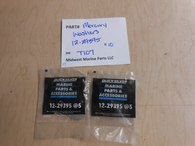 #ad 12 29395 Mercury washer 10 NOS T107 $16.99