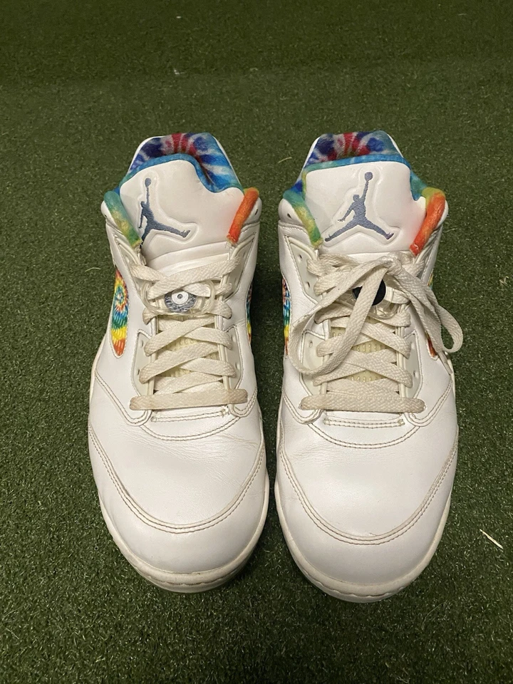 Talla 11.5 - Air Jordan 5 Golf Low Peace, Love y Golf Foto 4 de 4