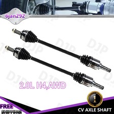 Pair Front Cv Axle Shaft For 2016-2017 Subaru Crosstrek 2013-2015 Xv Crosstrek