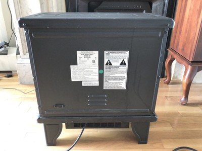 Duraflame DFI-550-22 Infrared Quartz Electric Fireplace Stove Heater - Black