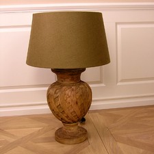 DEKOLAMPE LAMPE LAMPENFUß HOLZ TISCHLEUCHTE IMPRESSIONEN BAROCK ROKOKO ART DECO