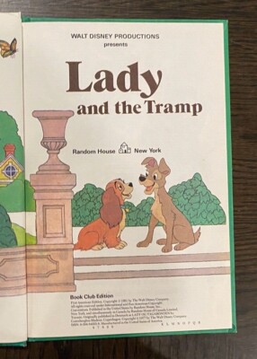 VINTAGE: LADY and the TRAMP by Walt Disney 1977 Edition | eBay