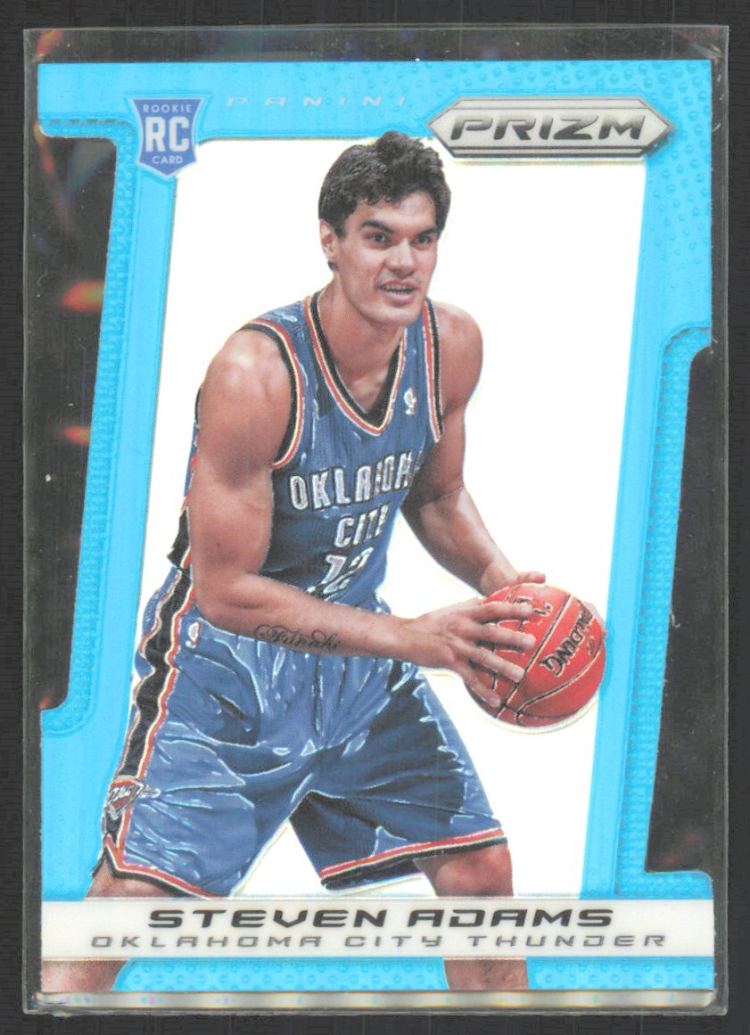 2013-14 Panini Prizm Light Blue Die-Cut Steven Adams Rookie /199 #291
