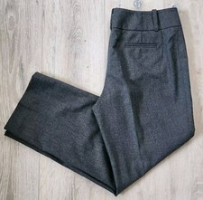 Talbots women's wool lined trousers stretch fabric size 12P Gray dress pants