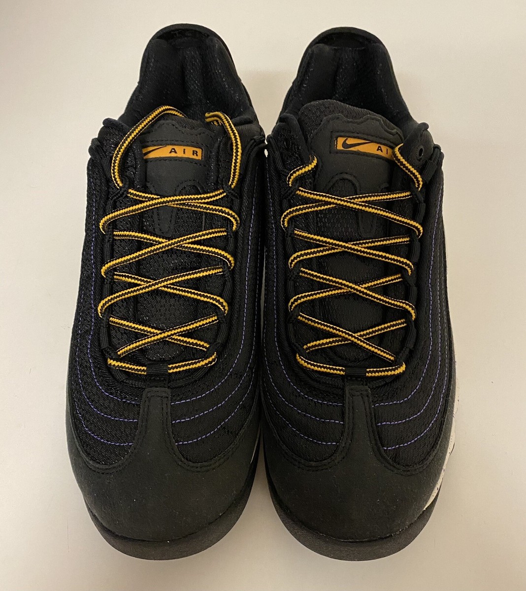 Nike Air Skarn ACG Black Gold Trail Running Shoes Mens Sz 10 