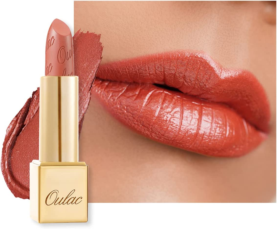 OULAC Metallic Shine Glitter Lipstick Long Lasting Vegan & Cruelty