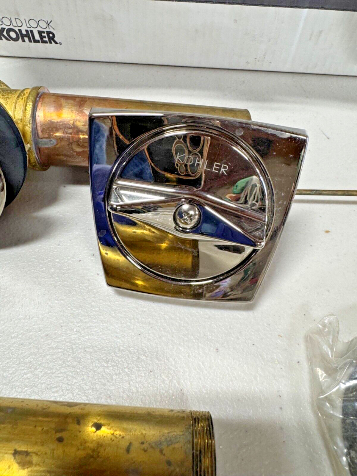 KOHLER Tub Drain 7160-TF-SN Vibrant Polished Nickel Finish Open Box-As Is