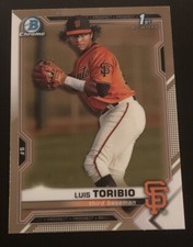 2021 Bowman Chrome Prospects Luis Toribio #BCP-228 Rookie RC BALTIMORE ORIOLES