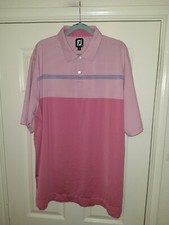 Footjoy FJ Short Sleeve Polo Golf Shirt Men's sz 2XL