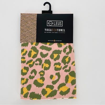Leus Yoga Mat Towel Hot Spots Large (68  x 24 ) NWTLeopard Cheetah Animal Print