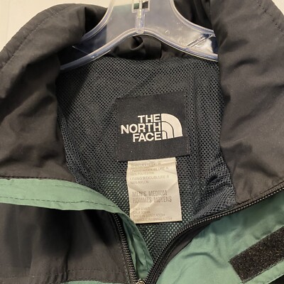 VTG 90s North Face Hydrenaline Green Rain Jacket Windbreaker Sz